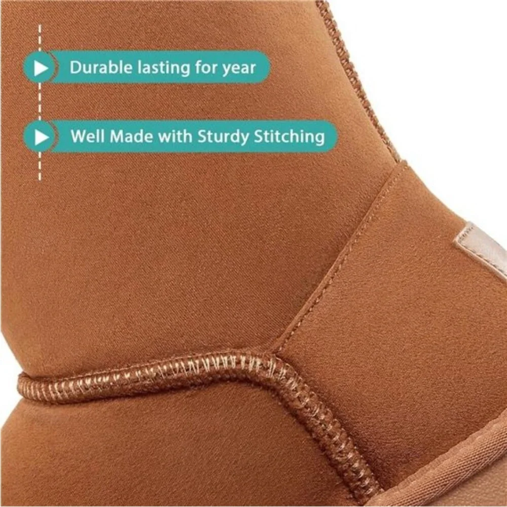 Crown Vintage tan suede camel snow boot